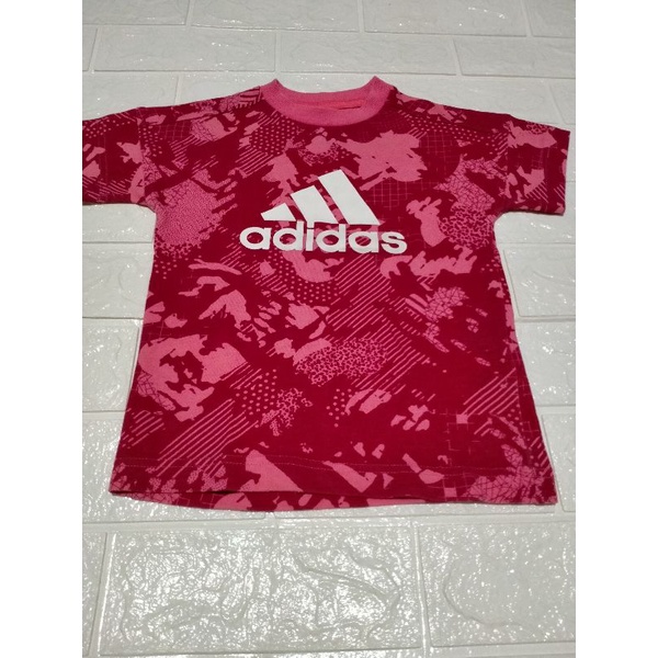 Preloved Kaos Adidas Baby Original Pink Fanta Preloved Adidas Kids Shirt Original Preloved Kaos Bayi