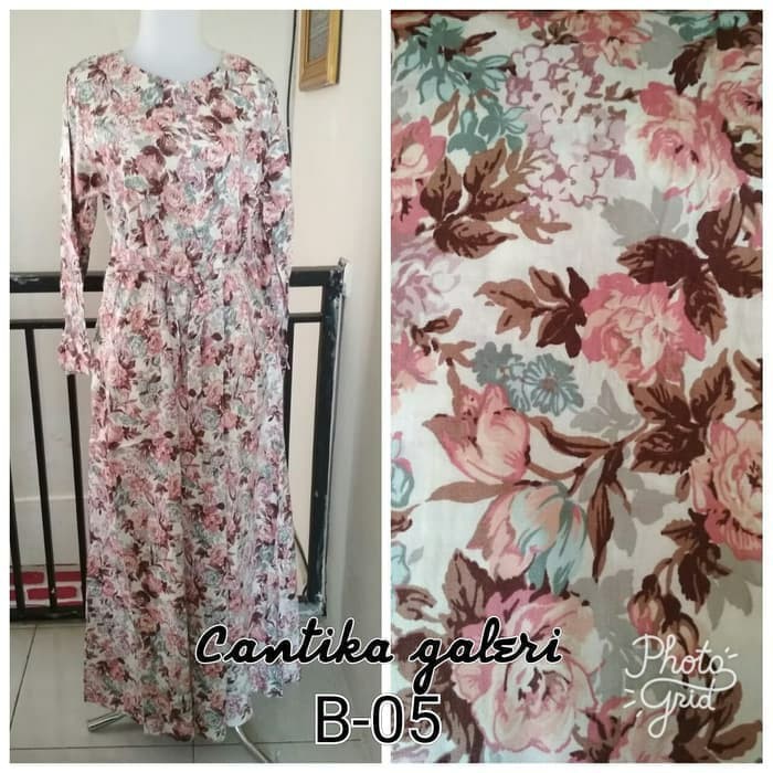 Baju Gamis Katun Jepang/ Gamis Murah/ Gamis Syari/ Gamis Kajep Ori