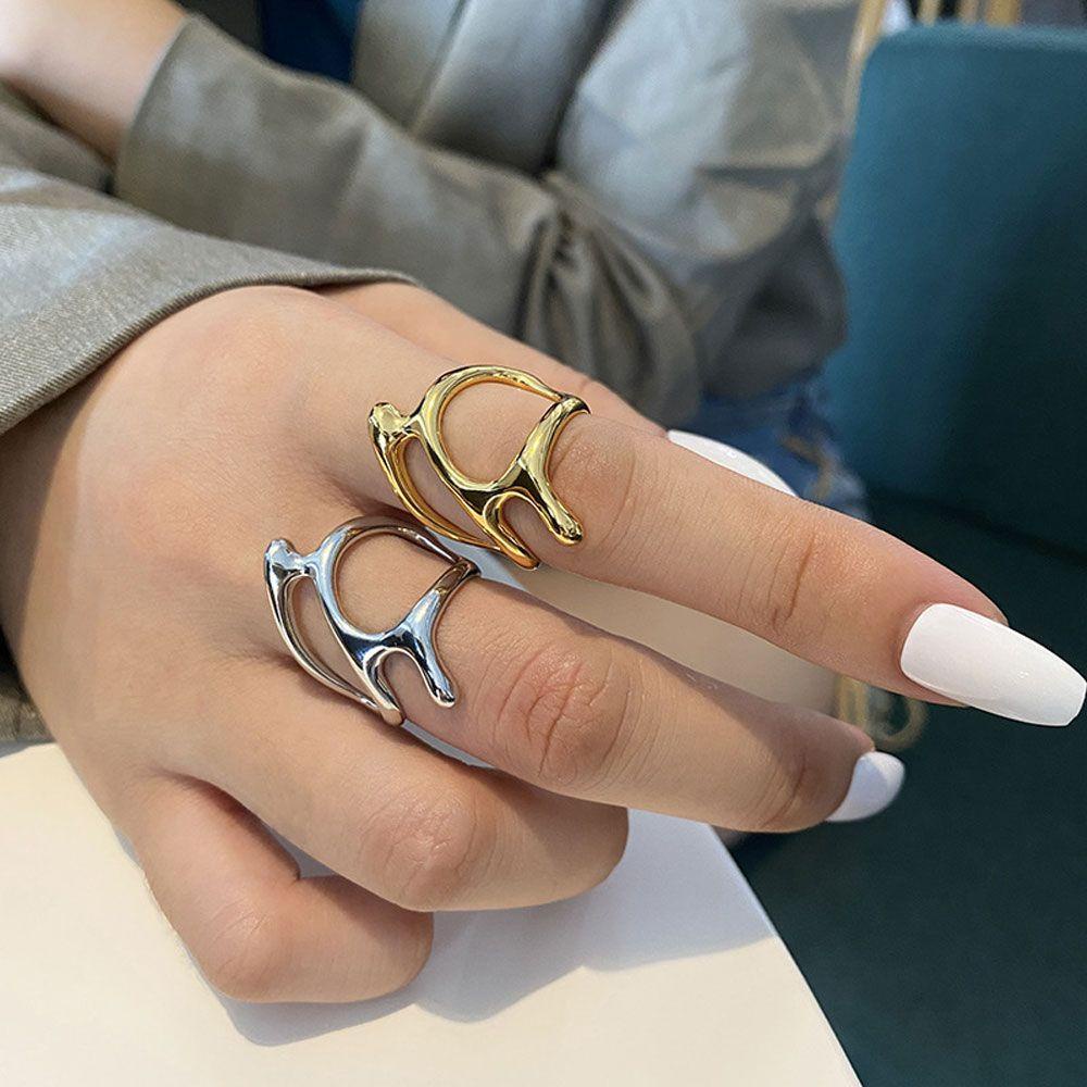 Lily Ring Trend Hollow Cabang Bukaan