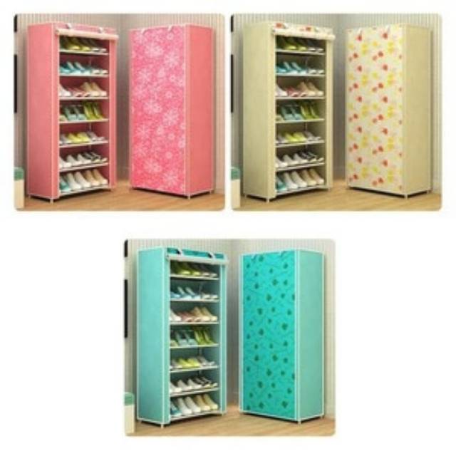 SH Stationery 8th Rak Sepatu Lemari Sepatu Sandal Dust 