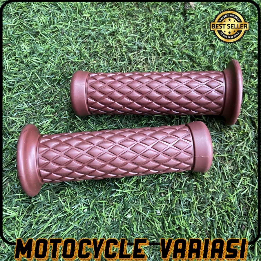 handgrip karet stang retro klasik VESPA XSR W175 CB SCOOPY NMAX semua motor