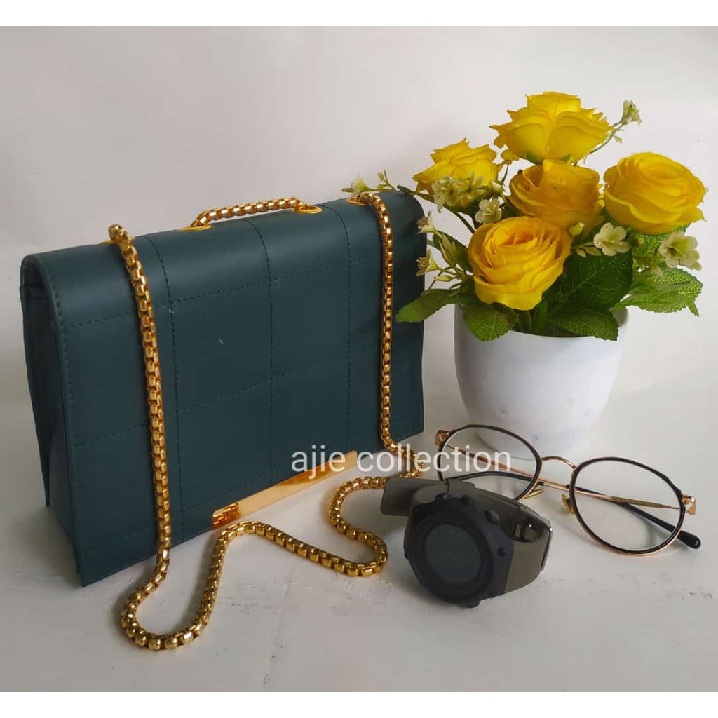 Tas selempang wanita Lucira Barell Rantai ulir | sling Bag wanita premium | Tas Bahu kekinian | korean Bag