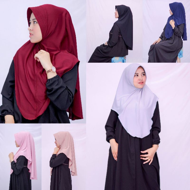 BERGO AMEERA PINGUIN / HIJAB INSTAN JERSEY / JILBAB INSTAN PINGUIN / HIJAB JERSEY JILBAB INSTAN KERUDUNG INSTAN COD TERMURAH HIJAB INSTAN