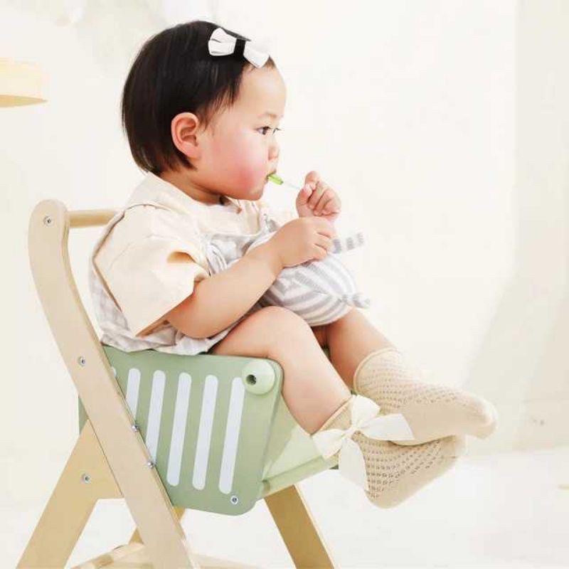 Kaos Kaki Bayi Anak Ribbon Waffle | Kaoskaki Import Waffle dengan Pita Besar