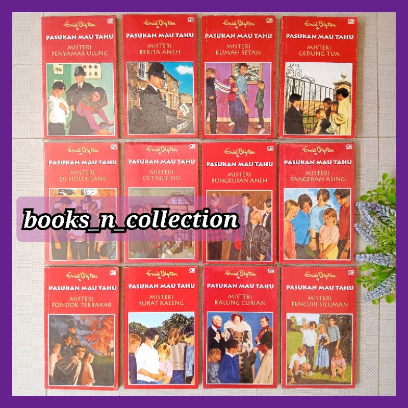 Novel Pasukan Mau Tahu Enid Blyton bekas