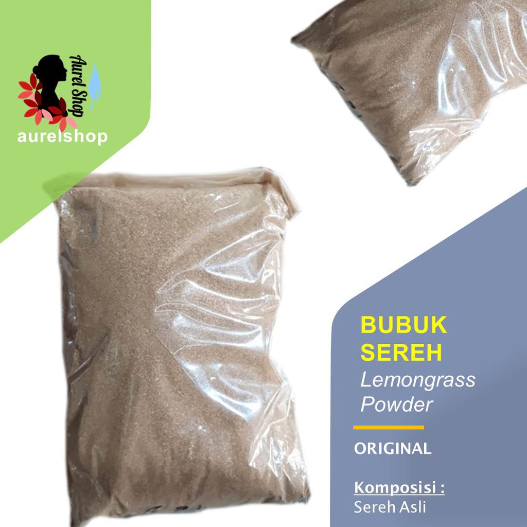 

Bubuk Sereh 250G, 500G, 1 kg (Red Lemongrass Powder)