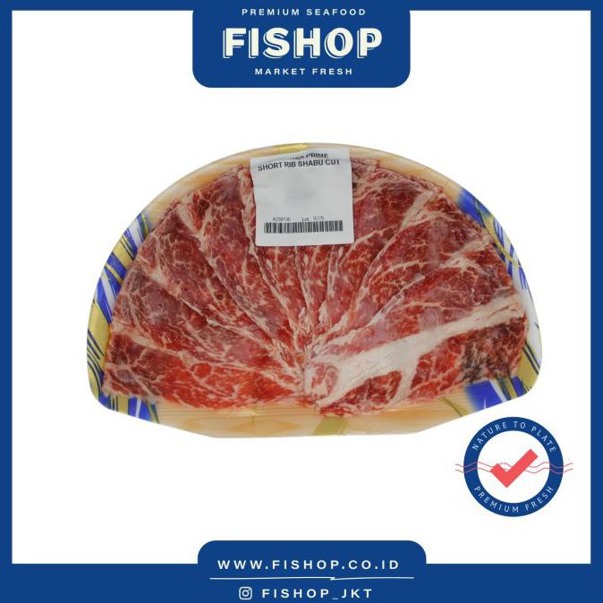 

Us Choice Short Rib Shabu / Sliced Beef 200 Gram - Fishop Cutdifastore