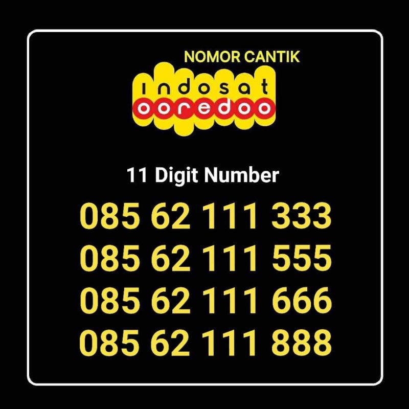 NOMOR CANTIK OOREDOO