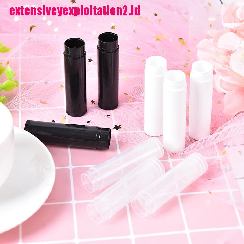 &lt; E2id &amp; &gt; 100pcs Botol Kosong 5ml + Tutup Untuk lip gloss / lipstick