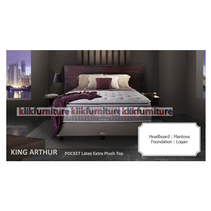 KING ARTHUR MANTOVA (set 200x200cm) CENTRAL SPRINGBED