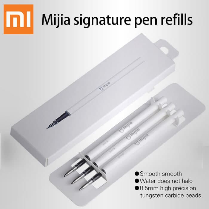 

Terlaris Xiaomi Mi Pen Refill Black - 3PCS Berkualitas