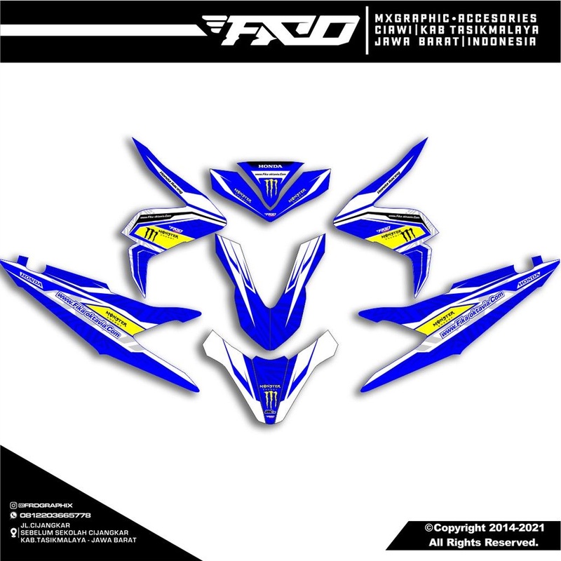 decals stiker full body beat 2021