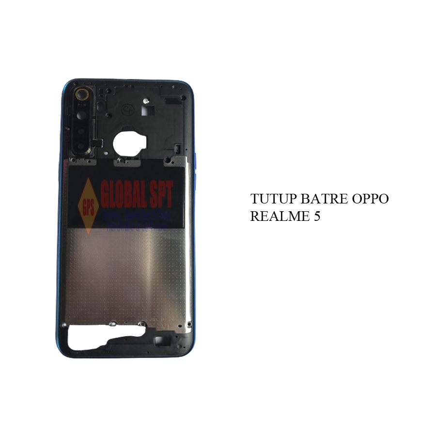 TUTUP BATERAI REALME 5 / TUTUP BATRE / COVER BATERE