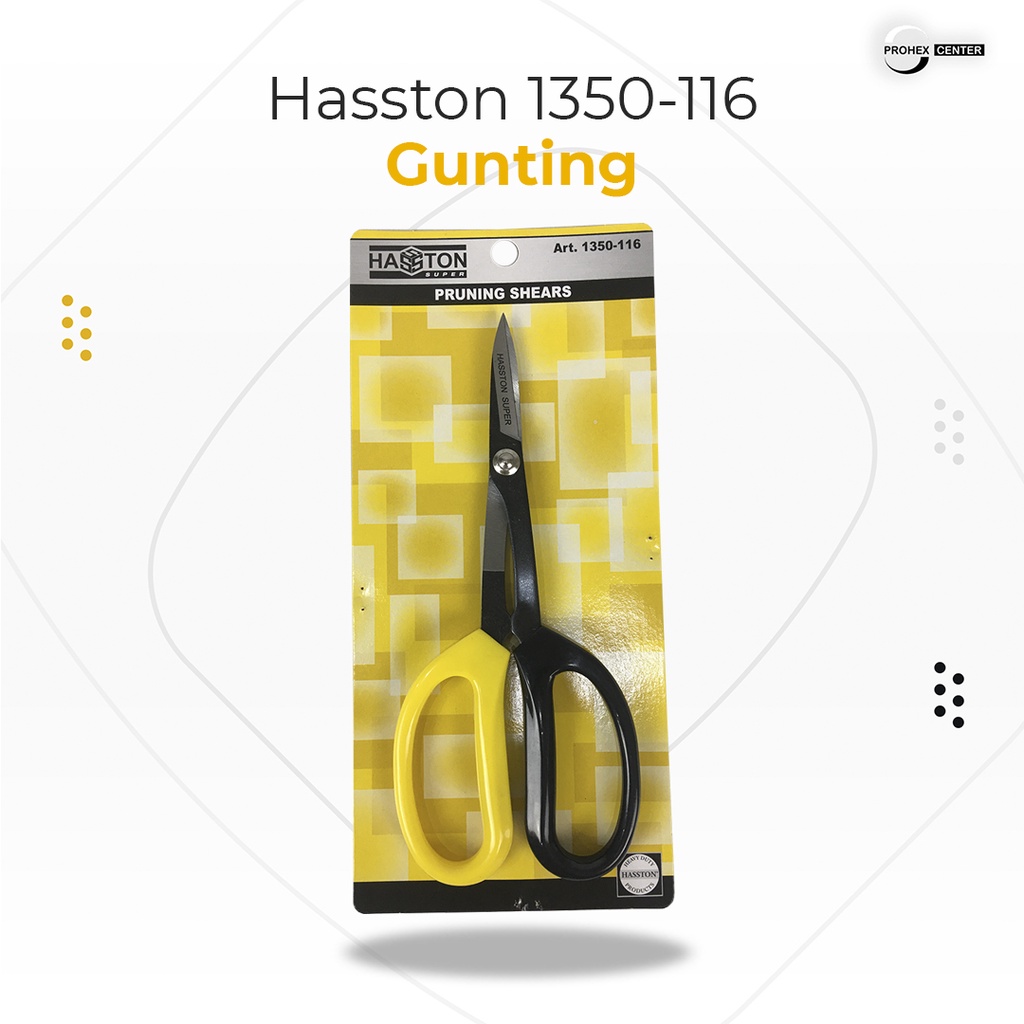 Gunting Dahan Prohex Hasston 1350-116 Ranting Bunga Tanaman Pohon Stainless Steel Bonsai Teflon