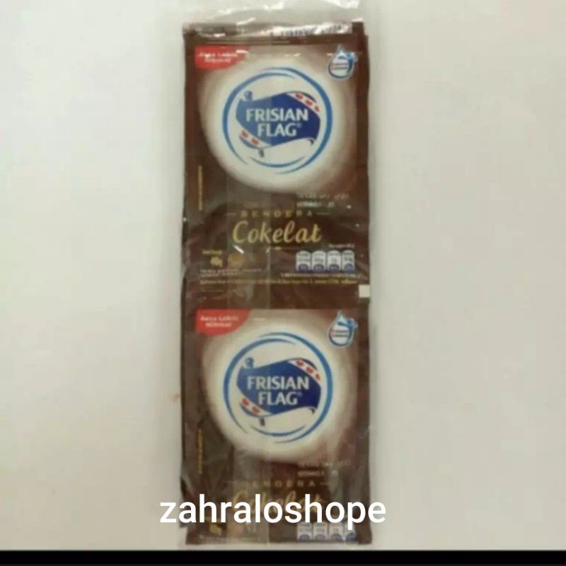 

susu coklat kental manis/susu Frisian flag 6sahet