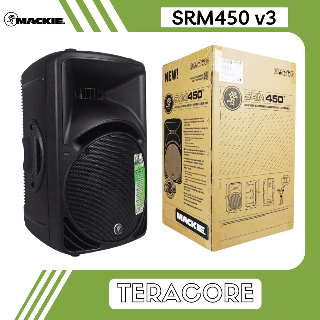 Mackie SRM450V3 SRM450 V3 SRM 450 Speaker Aktif 12 inch 2 Way 1000 Watts