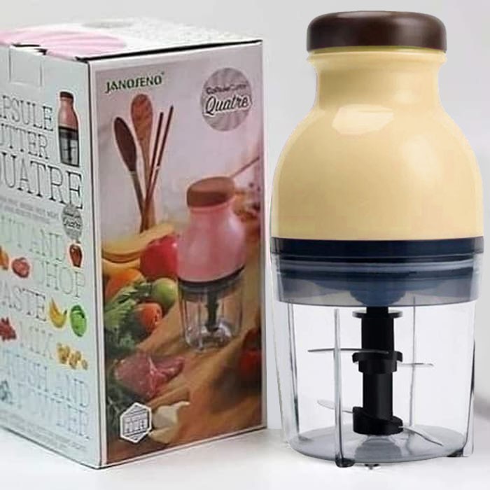 BLENDER PORTABLE CAPSULE CUTTER QUATRE ORIGINAL /  KAPSUL PENGGILING DAGING / BLENDER JUMBO-CAPSUL KOPI SUSU 4P