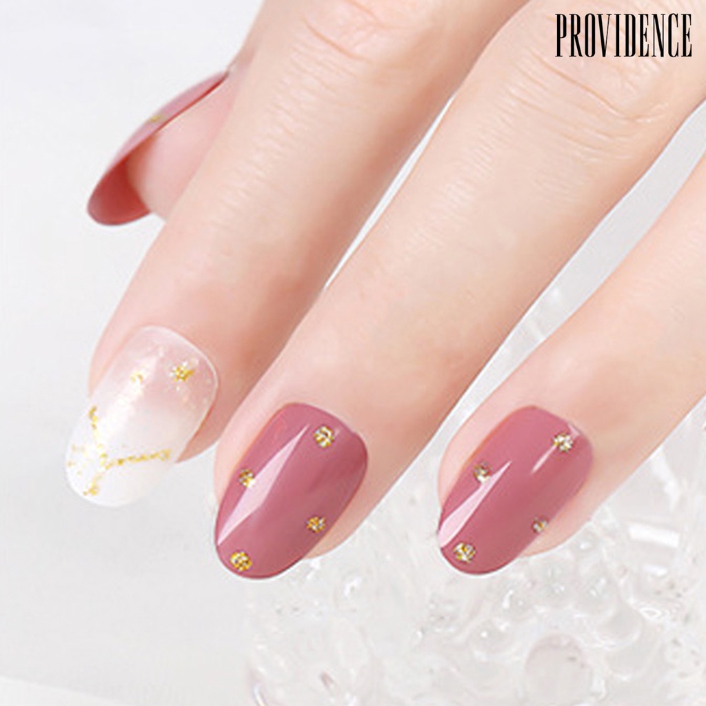 Providence 1 Bag False Nail Tips Easy to Fit Widely Applied Transparent Plastic Flake Nails Half Cover for DIY