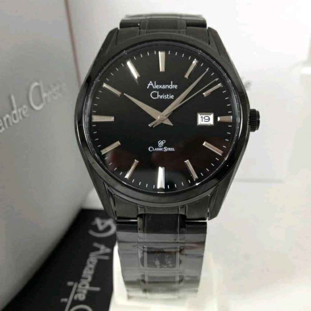 Jam Tangan Pria Alexandre Christie AC 8554 cowok 40mm xmsk Original