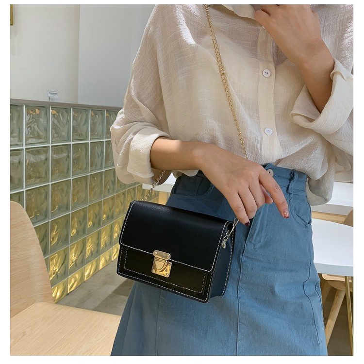 TAS SELEMPANG MURAH CLASSIC WANITA KOREA SLING BAG RANTAI WARNA WARNI COLOURFUL KOREA Tas Selempang Kekinian Girly Rantai Emas Dua Warna AESTHETIC Korea Trend HAND BAG Murah Tas Fashion Wanita Terbaru