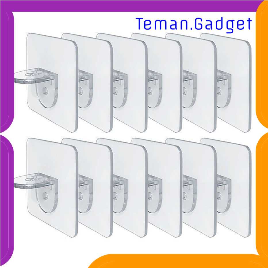 TG-DA Basedidea Holder Bracker Siku Penyangga Papan Rak Lemari 10 PCS B0105