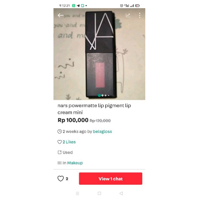 nars powermatte lip pigment