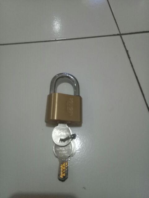 Gembok Soligen Per 50 Mm Pendek Kuningan Computer Key