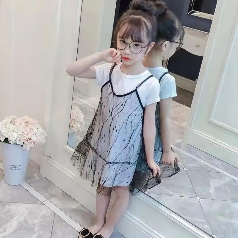 Baju Anak perempuan import/Dress anak perempuan import/ Dress Vintage Luxury