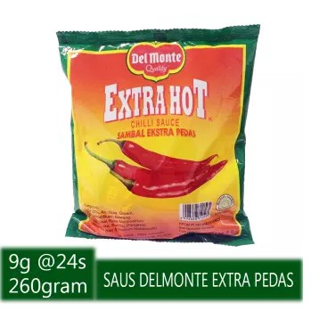 

Delmonte Extra Hot Sambal Extra Pedas Sachet 24 x 9 Gram