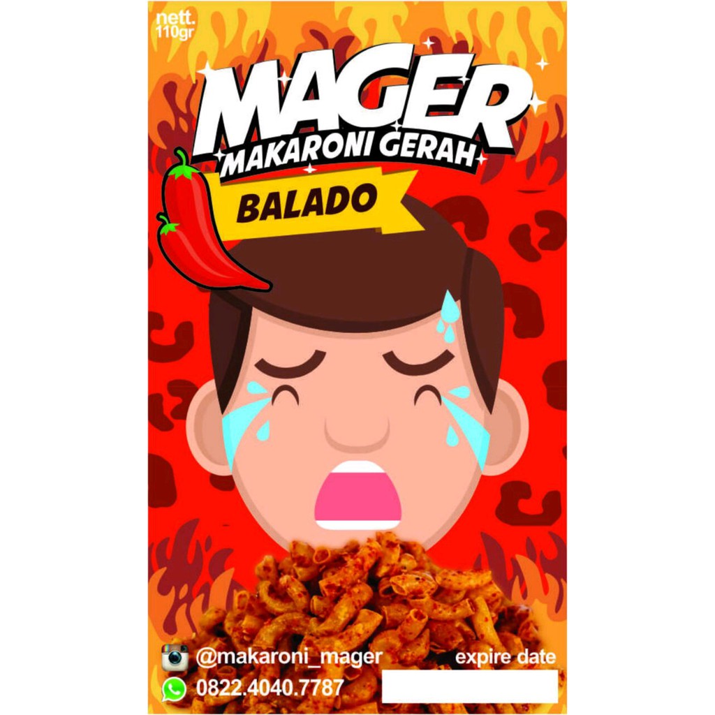 

Jual makaroni mager rasa Balado terbatas