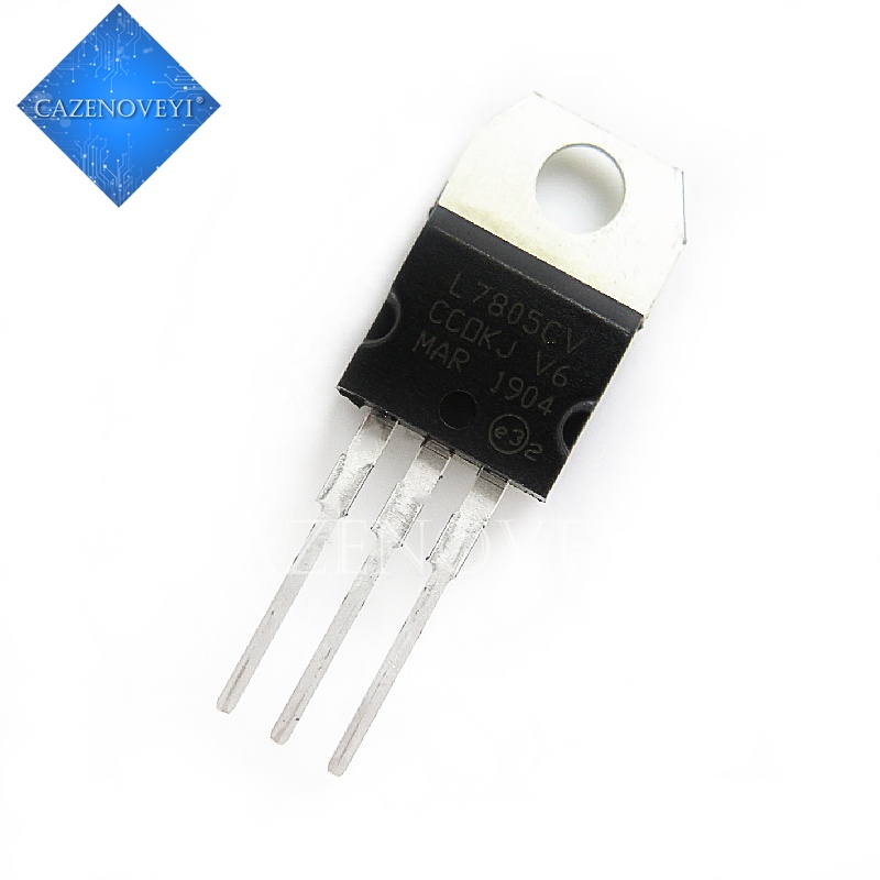 10Pcs / lot L7805CV L7805 7805 LM7805 KA7805 Regulator Tegangan 5V TO-220