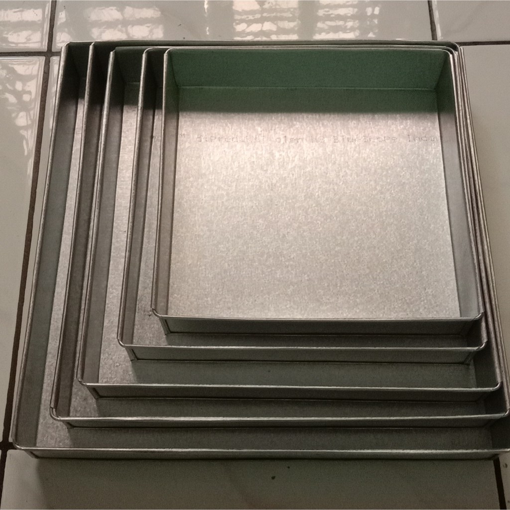 1set Loyang Lapis Surabaya / Loyang Bolu Gulung Isi 5pcs Galvalum