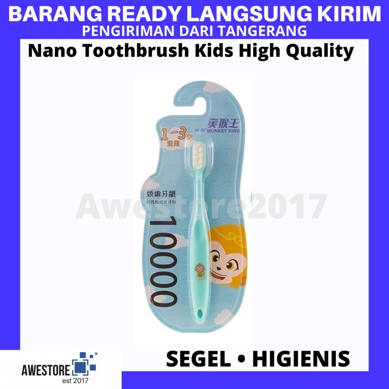 Sikat Gigi Nano Anak Micro Ultra Soft 10000 Bulu Halus Toothbrush Kids