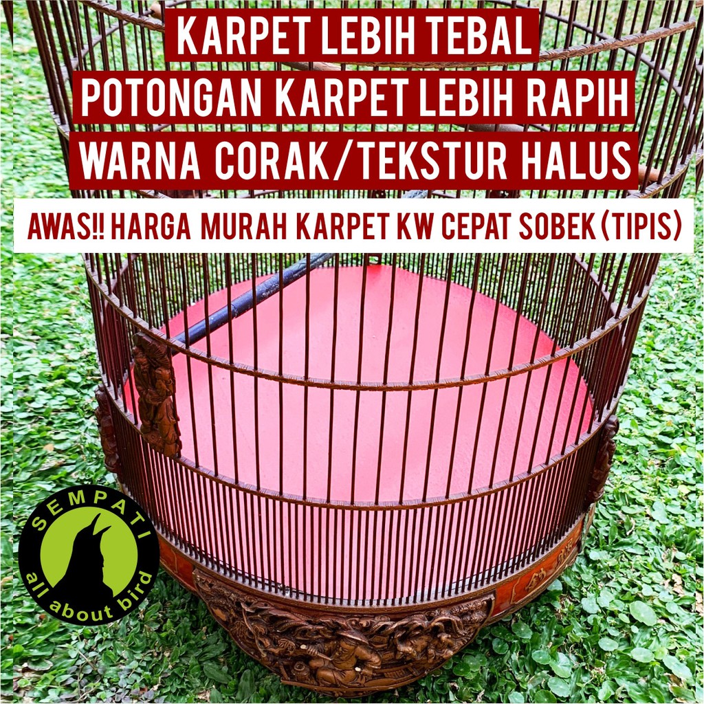 KARPET DASAR SANGKAR BURUNG MURAI NO.1, 2,3 JALA | Shopee Indonesia