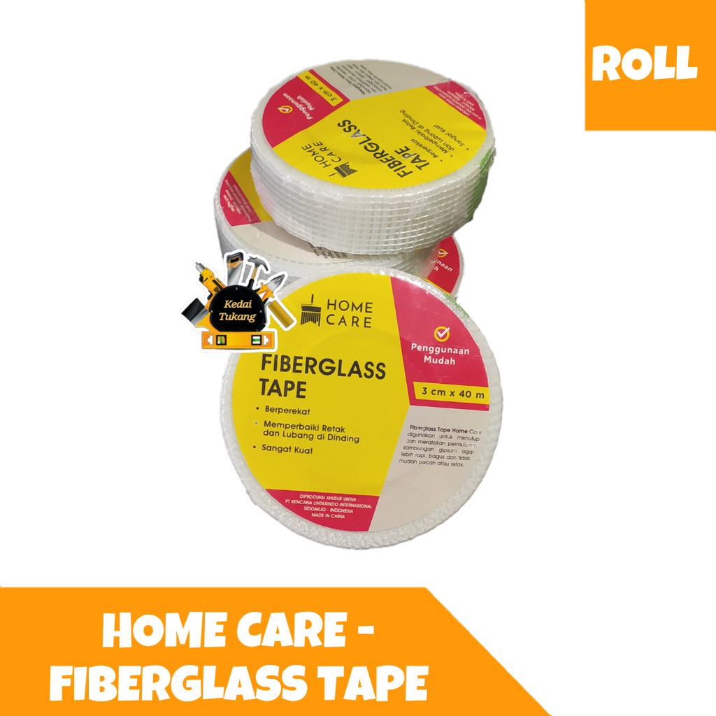 KEDAI TUKANG - HOMECARE Fiberglass Tape / Perban Kasa Gypsum Gipsum