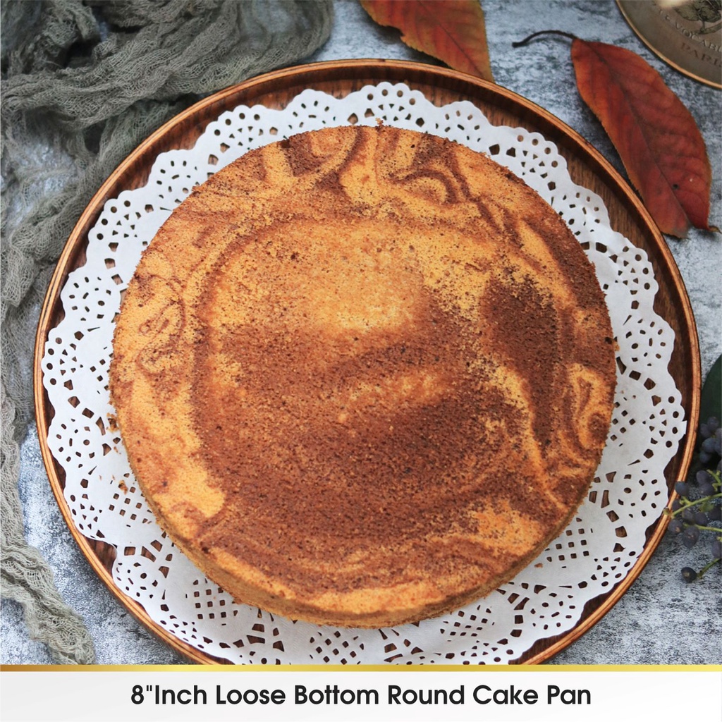CHEFMADE Cetakan / Loyang Kue Roti Tart Bulat Anti Lengket Non Stick Bongkar Pasang