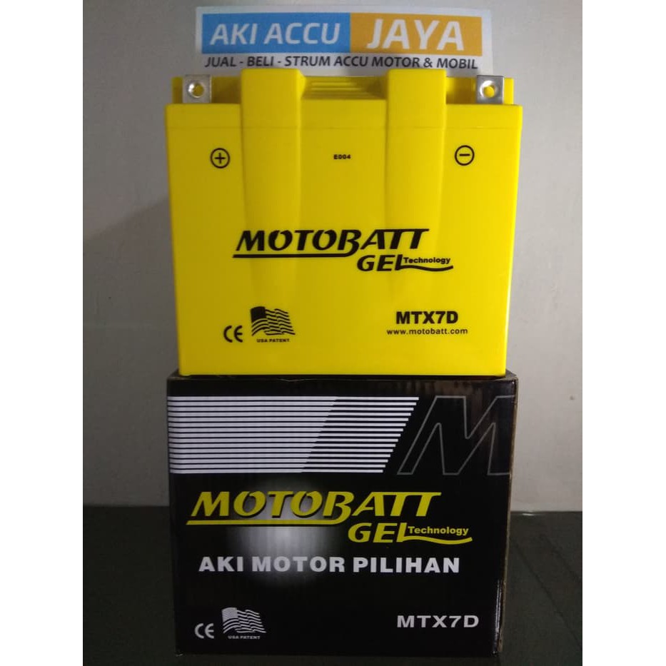 Aki Accu Motor Yamaha Scorpio Mtx7D Motobatt