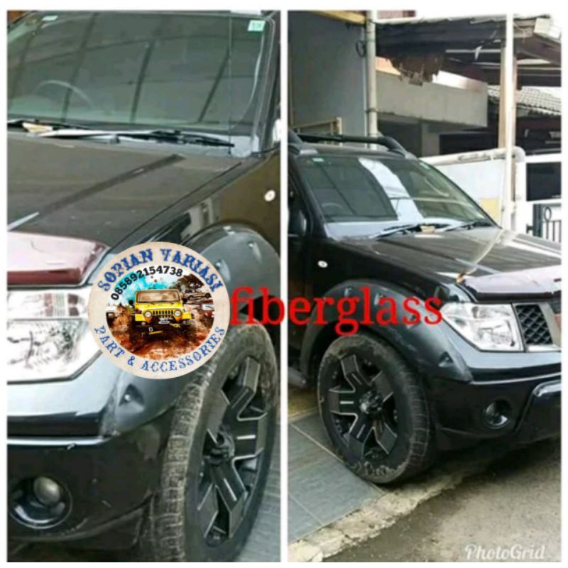 over fender navara frontier 2012 kebawah