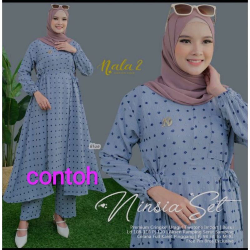 kain krinkle airflow(two tone)/kain krinkle two tone/bahan DRESS