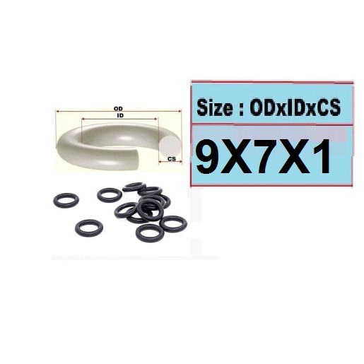 

High Quality Oring OD 3 4 5 6 7 8 9mm Tebal 1mm Mantafff