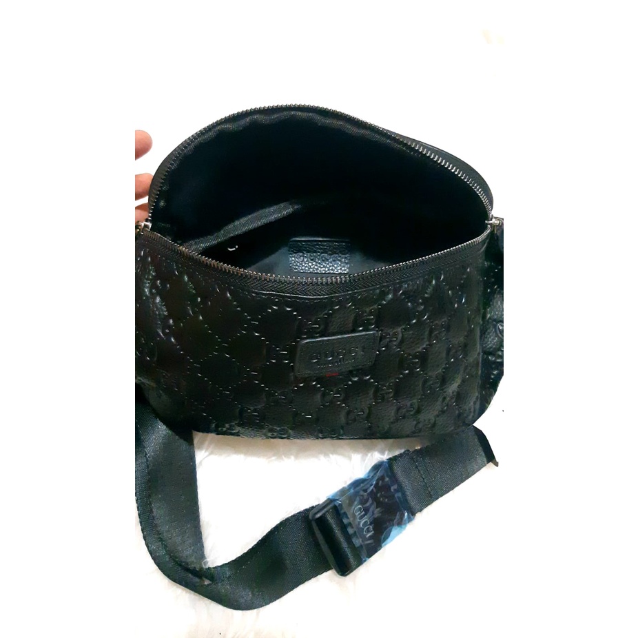 TAS SELEMPANG KULIT ASLI UNISEX / WAIST BAG IMPORT KULIT ASLI UNISEX - G-C