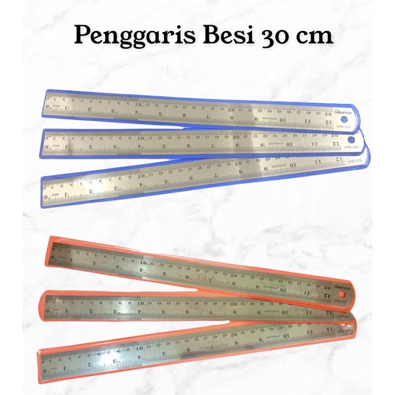 

Penggaris Besi Stainless Steel 30 cm Murah Berkualitas (Pcs)