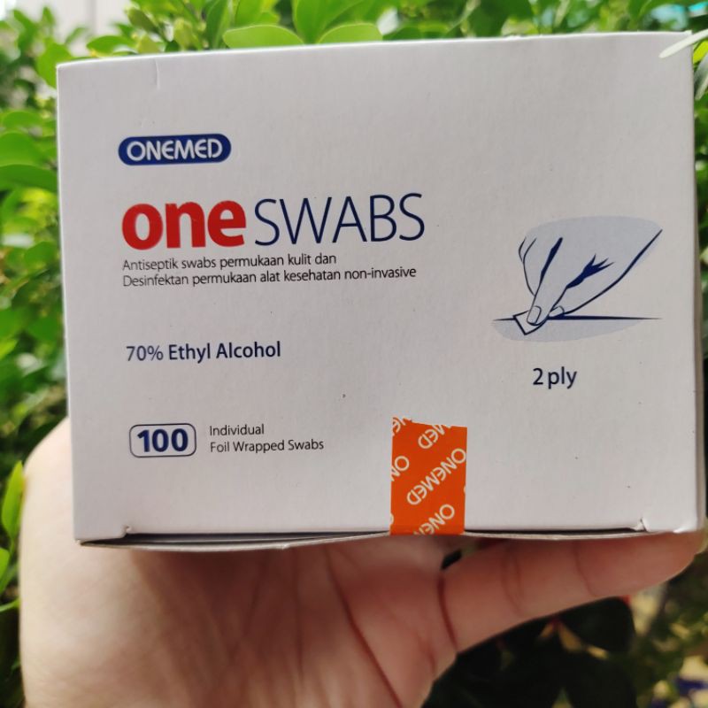 Alkohol swab Onemed 1 boks isi 100 pcs