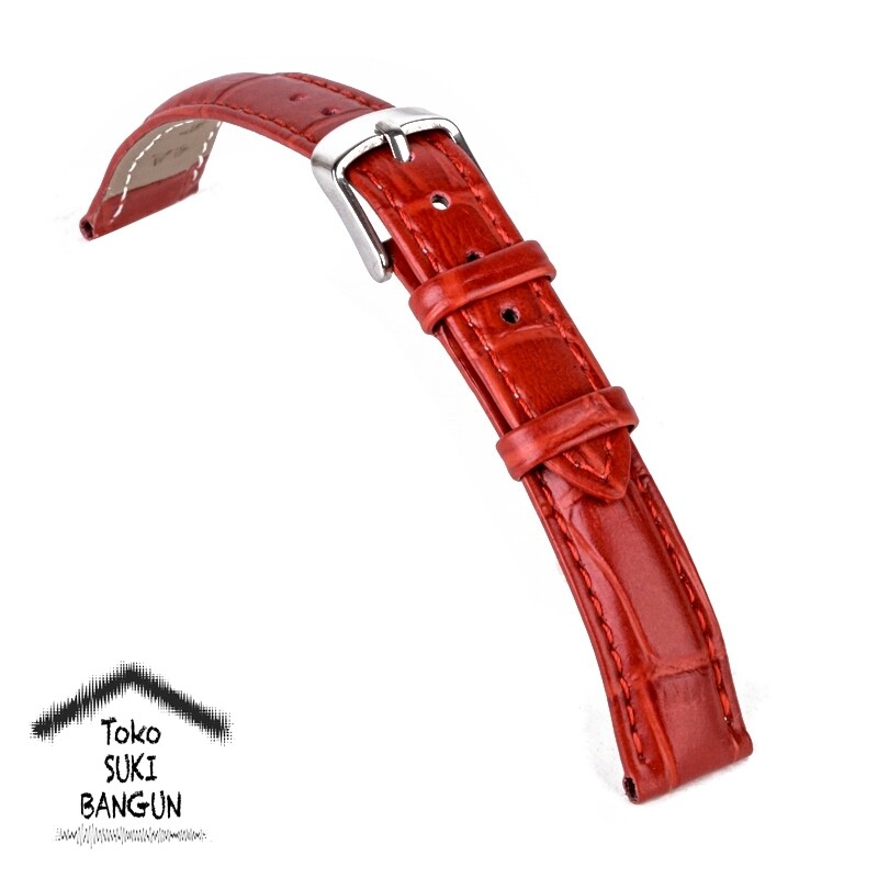 TALI JAM 22mm Bamboo COLOR Kulit Leather Buckle Watch Band Strap