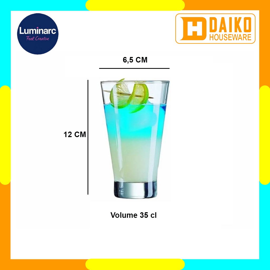 Teko Set Luminarc Kone &amp; Shetland 5 Pcs Drinkset - Jug &amp; Gelas Minum Set Original Luminarc