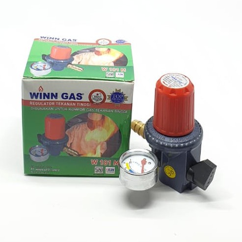 Winn Gas - Regulator + Amper Winn W181M Kompor Gas Tekanan Tinggi