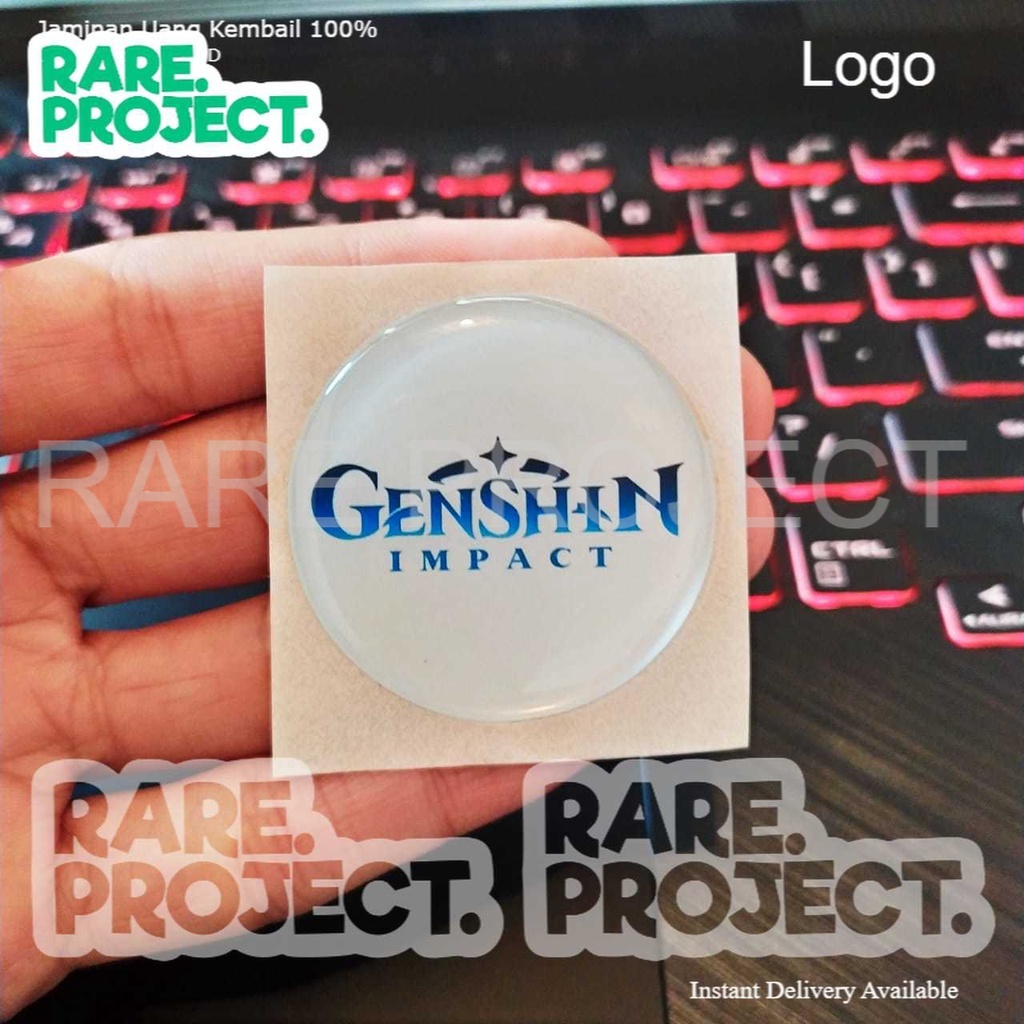 GENSHIN IMPACT STICKER  TIMBUL AKSESORIES MOTOR STICKER BODY MOBIL MURAH