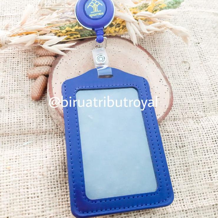 

MOJ.20No21ᴹ" ID CARD PENGAYOMAN / ID CARD PENGAYOMAN SEMI KULIT BIRU / NAME TAG PENGAYOMAN - KEMENK