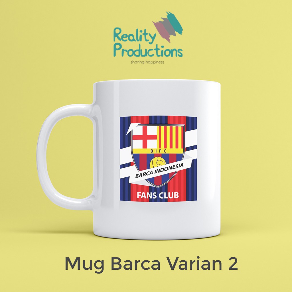 Merchandise Mug Gelas Cangkir Barcelona FC Barca Messi