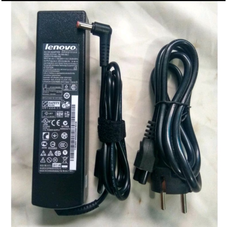 Adaptor Charger Lenovo 20V 4.5A 90W DC 5.5*2.5 mm for Laptop Lenovo G450 G460 G560